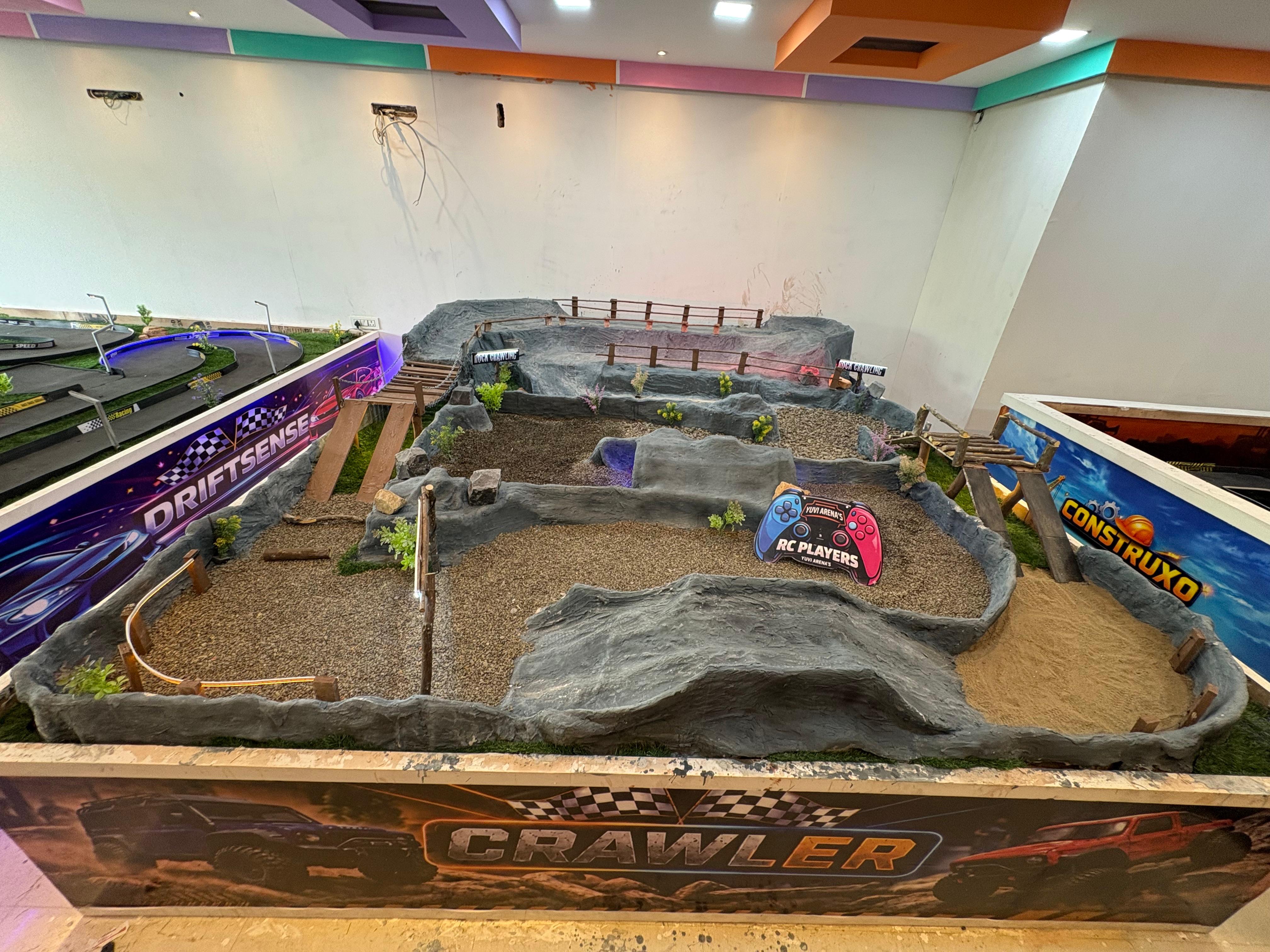 Crawler and Drift Tracks Side by Side